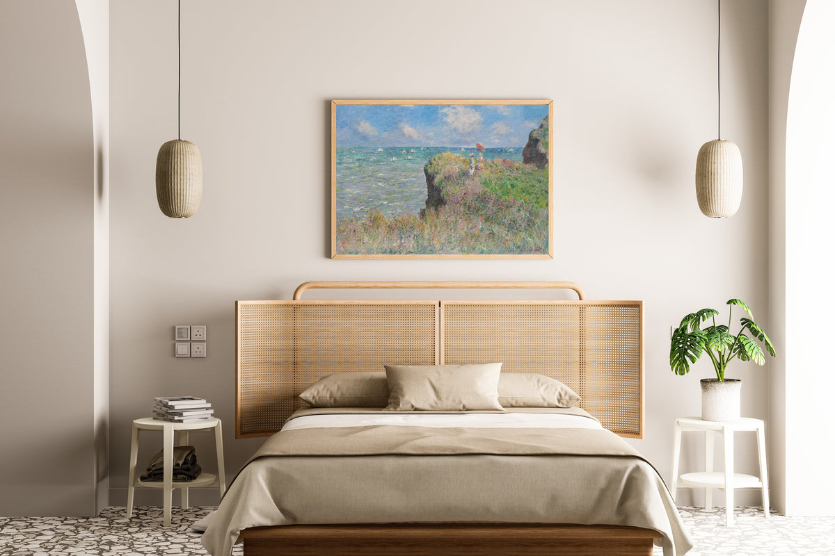 Claude Monet — Cliff Walk at Pourville | Fine Art Print