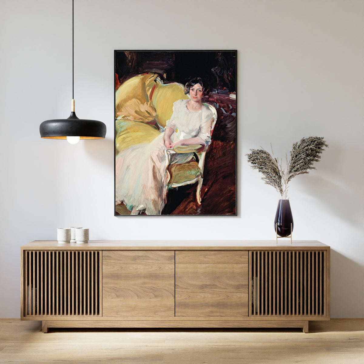 Joaquín Sorolla — Clotilde Seated on the Sofa | Fine Art Print