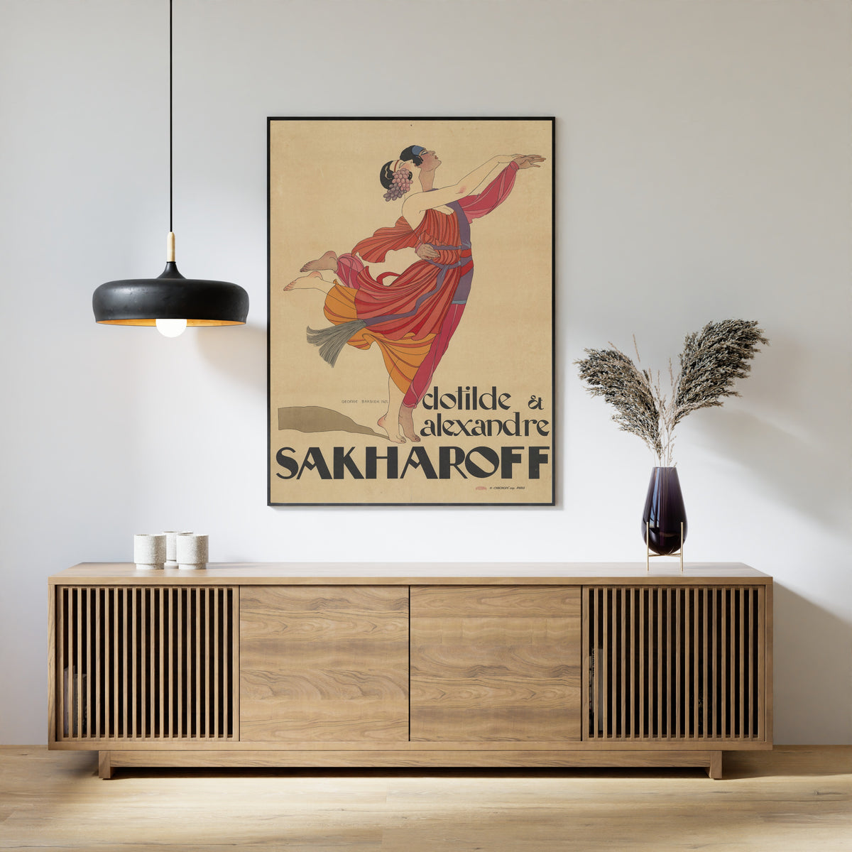 George Barbier — Clotilde et Alexandre Sakharoff | Vintage Poster Print