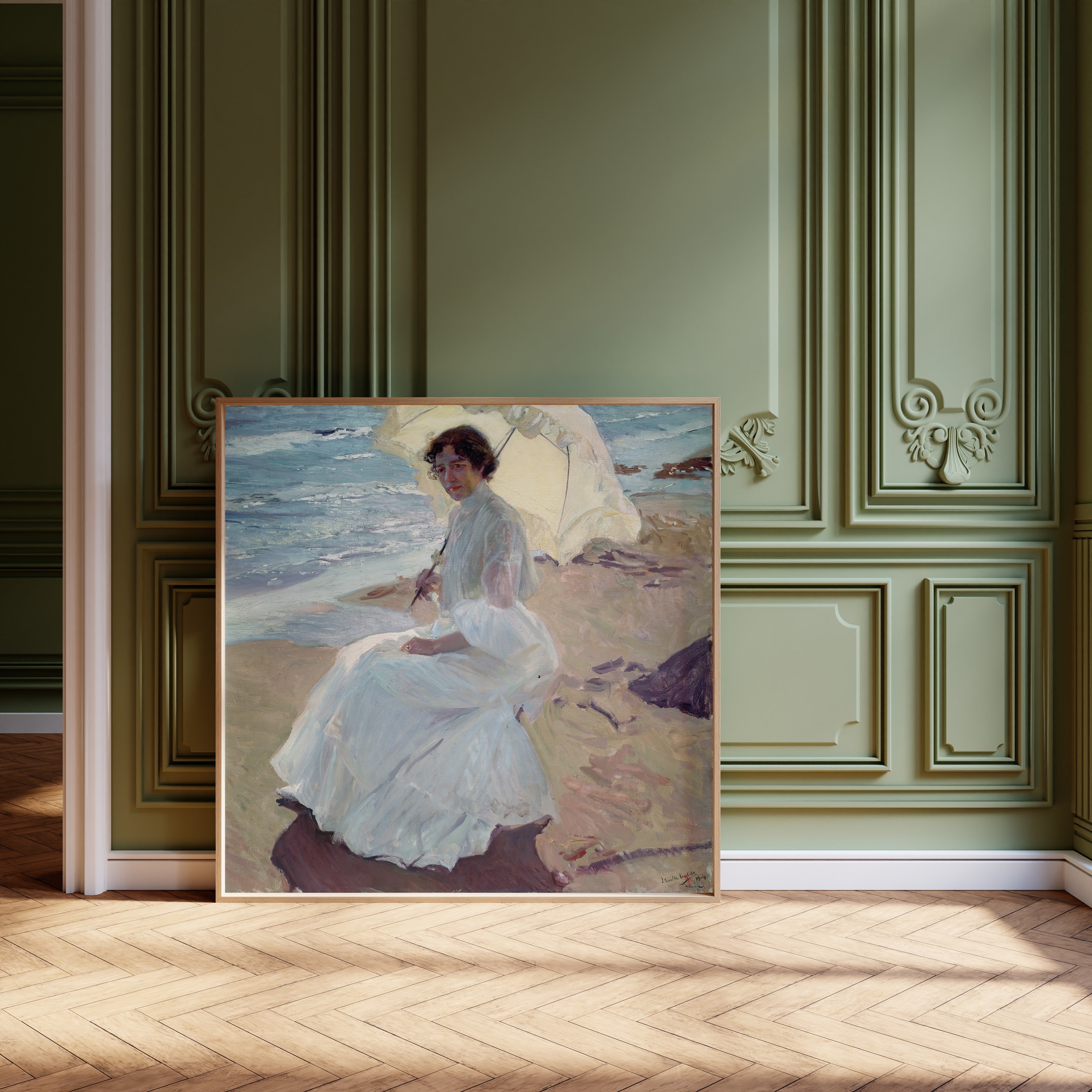 Joaquín Sorolla — Clotilde on the Beach | Fine Art Print
