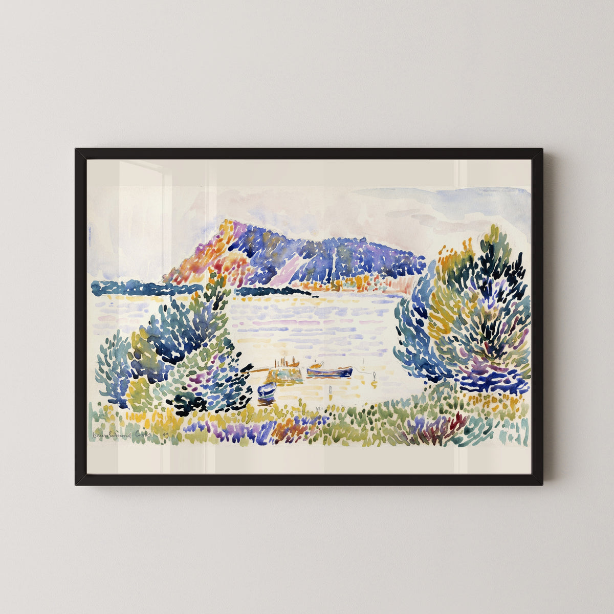 Henri-Edmond Cross — Coastal Hills | Fine Art Print