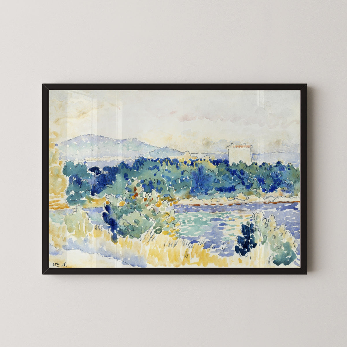 Henri-Edmond Cross — Coastal Landscape, Watercolour | Fine Art Print