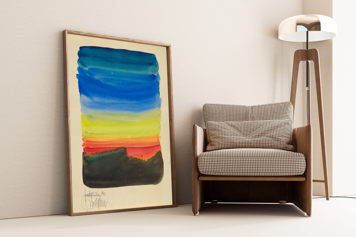 Karl Wiener — Colour Study No. 10 (Farbstudien) | Abstract Art Print