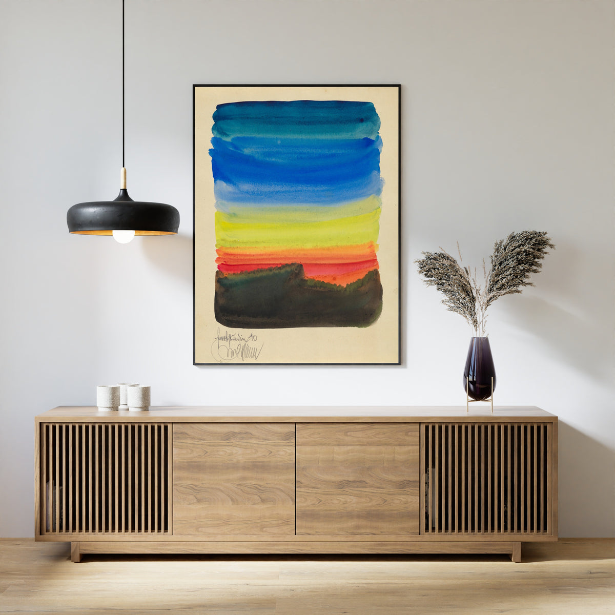 Karl Wiener — Colour Study No. 10 (Farbstudien) | Abstract Art Print