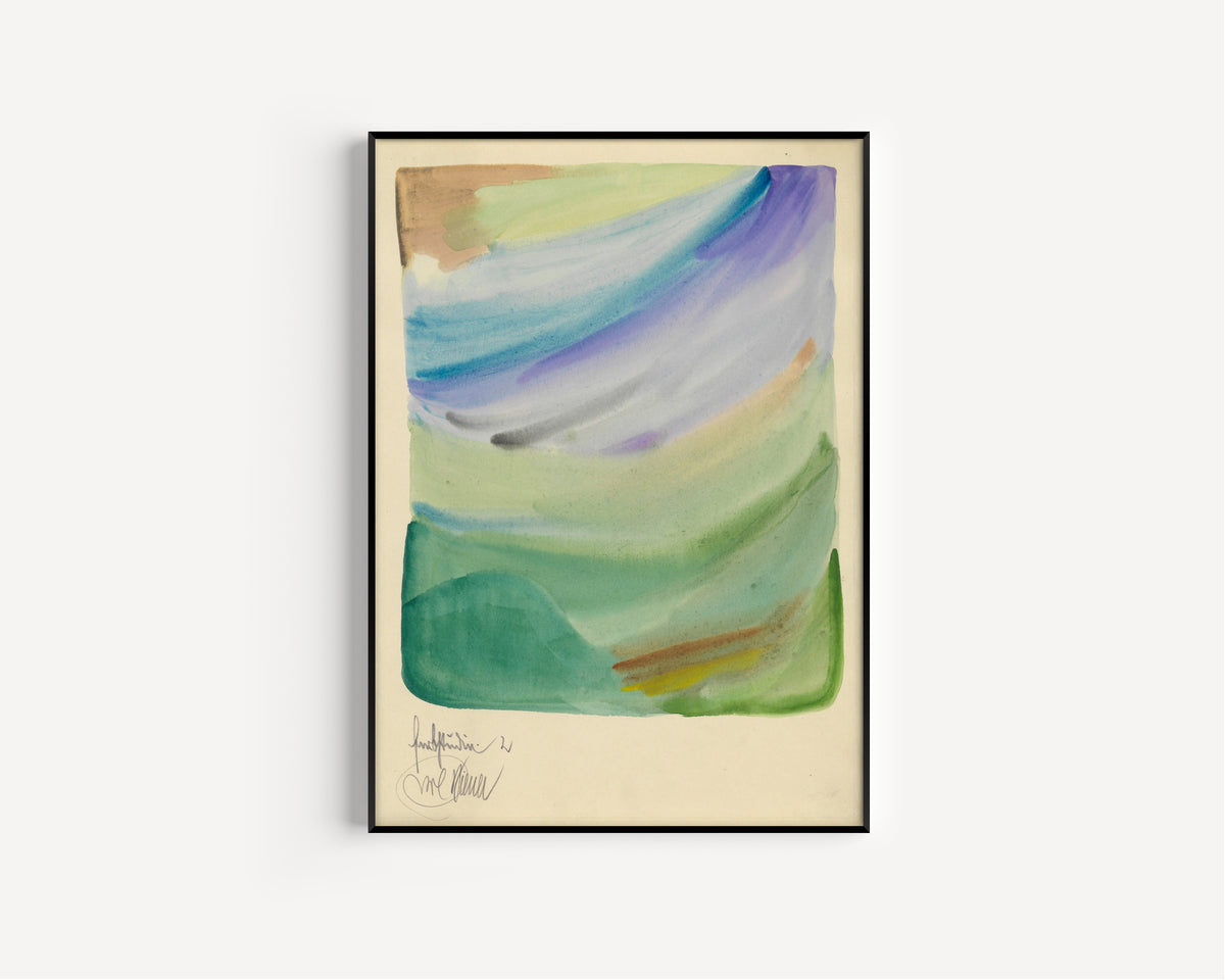 Karl Wiener — Colour Study No. 2 (Farbstudien) | Abstract Art Print