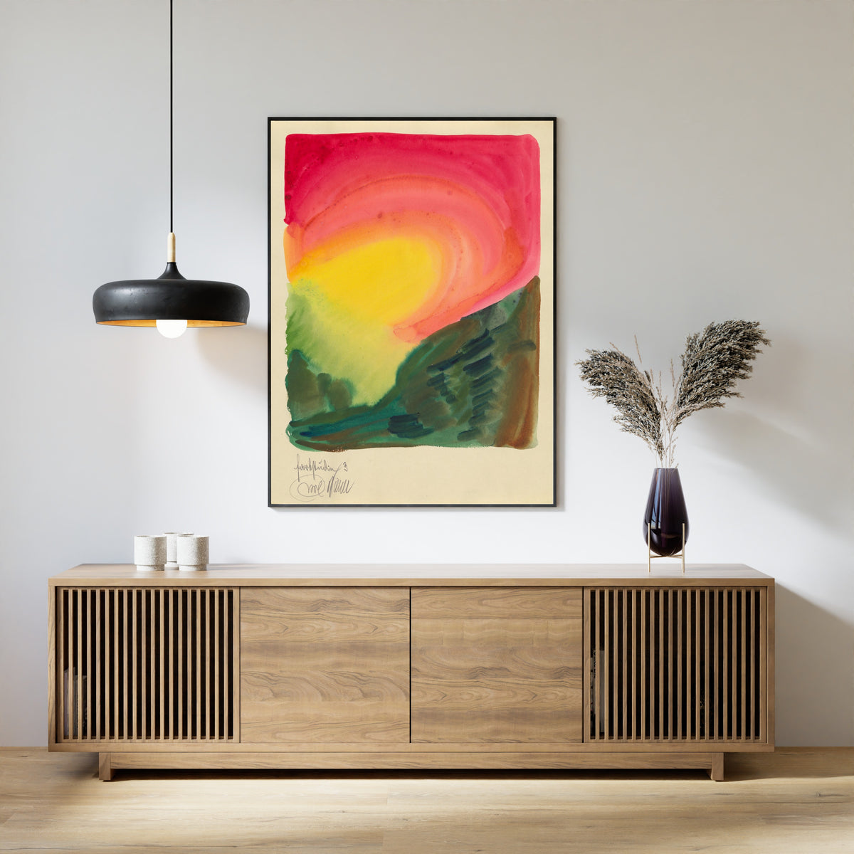 Karl Wiener — Colour Study No. 3 (Farbstudien) | Abstract Art Print