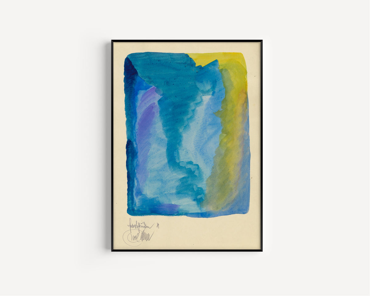 Karl Wiener — Colour Study No. 4 (Farbstudien) | Abstract Art Print