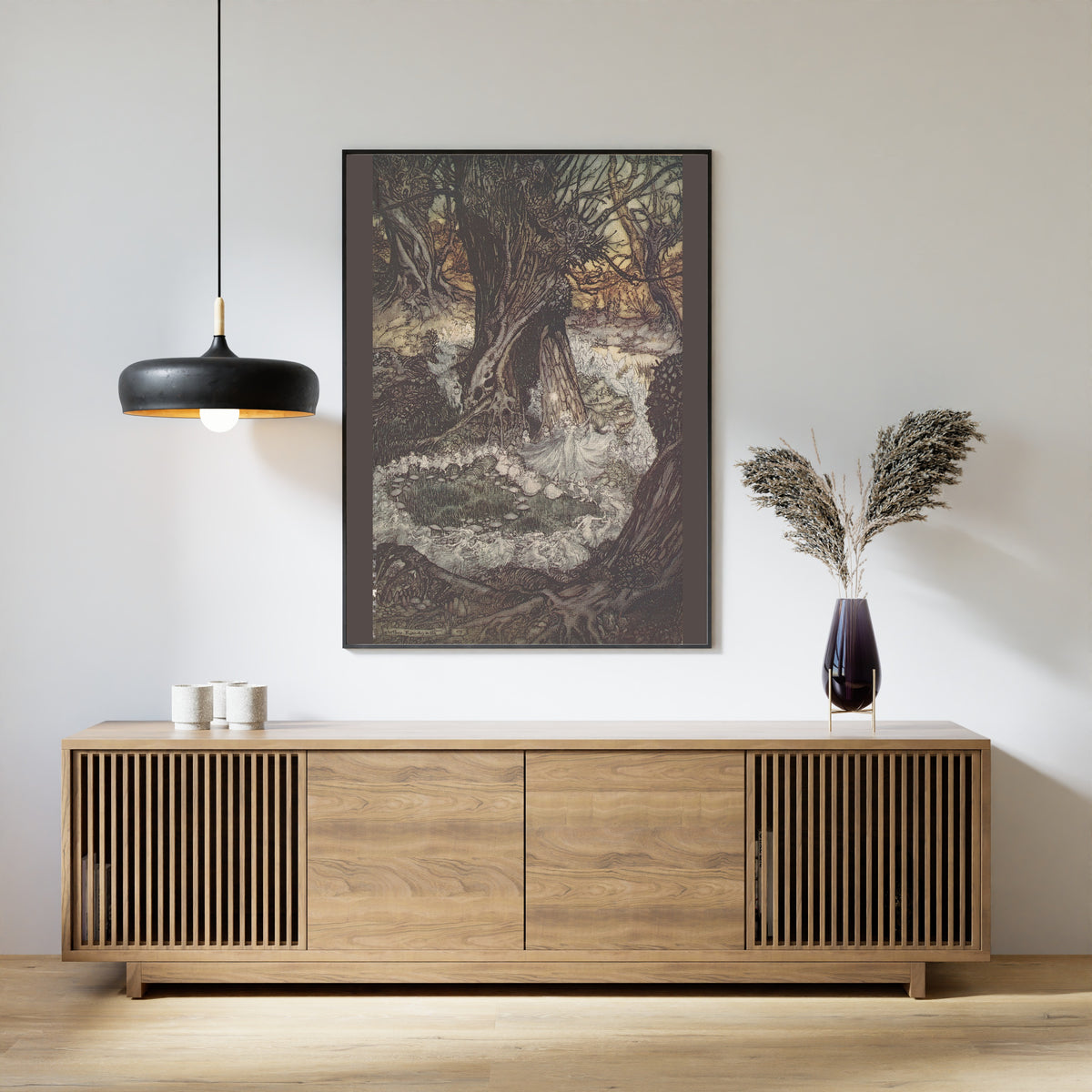 Arthur Rackham — Come, Now a Roundel | Shakespeare Illustration Print