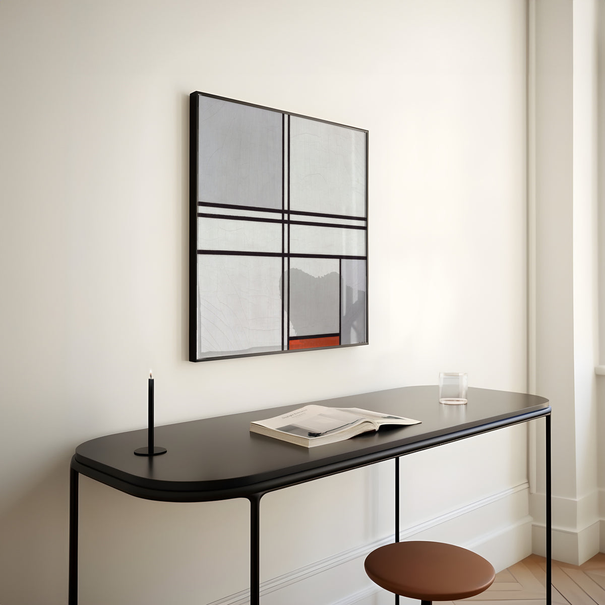 Piet Mondrian — Composition (No. 1) Gray-Red | Fine Art Print
