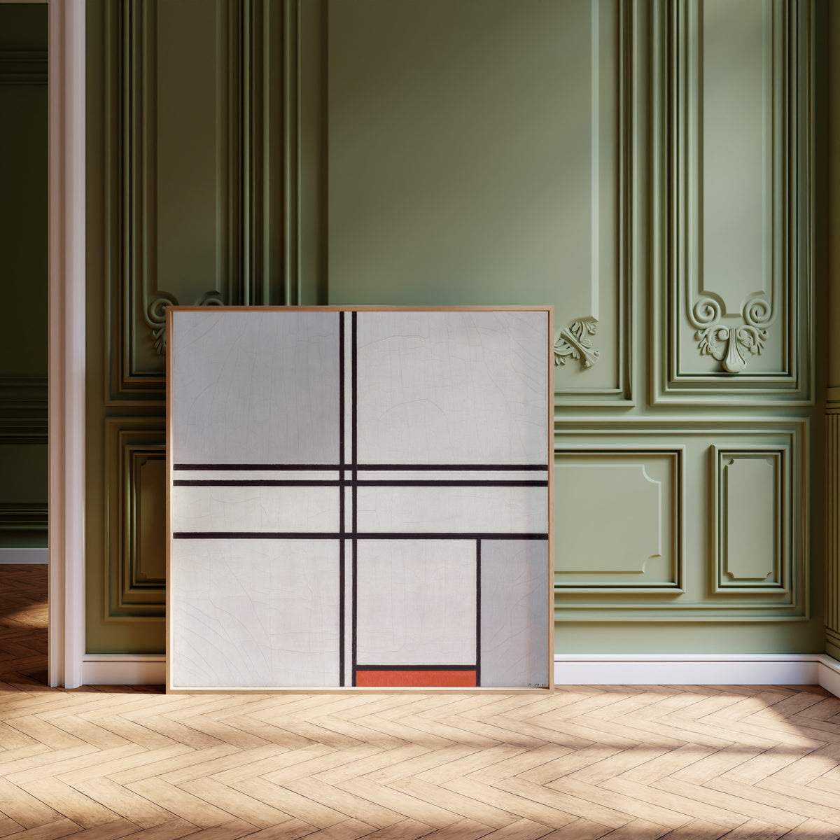 Piet Mondrian — Composition (No. 1) Gray-Red | Fine Art Print