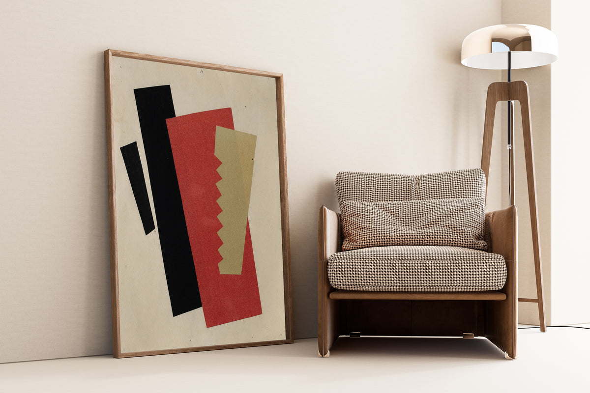 El Lissitzky — Composition (Red-Black-Gold) | Suprematist Art Print