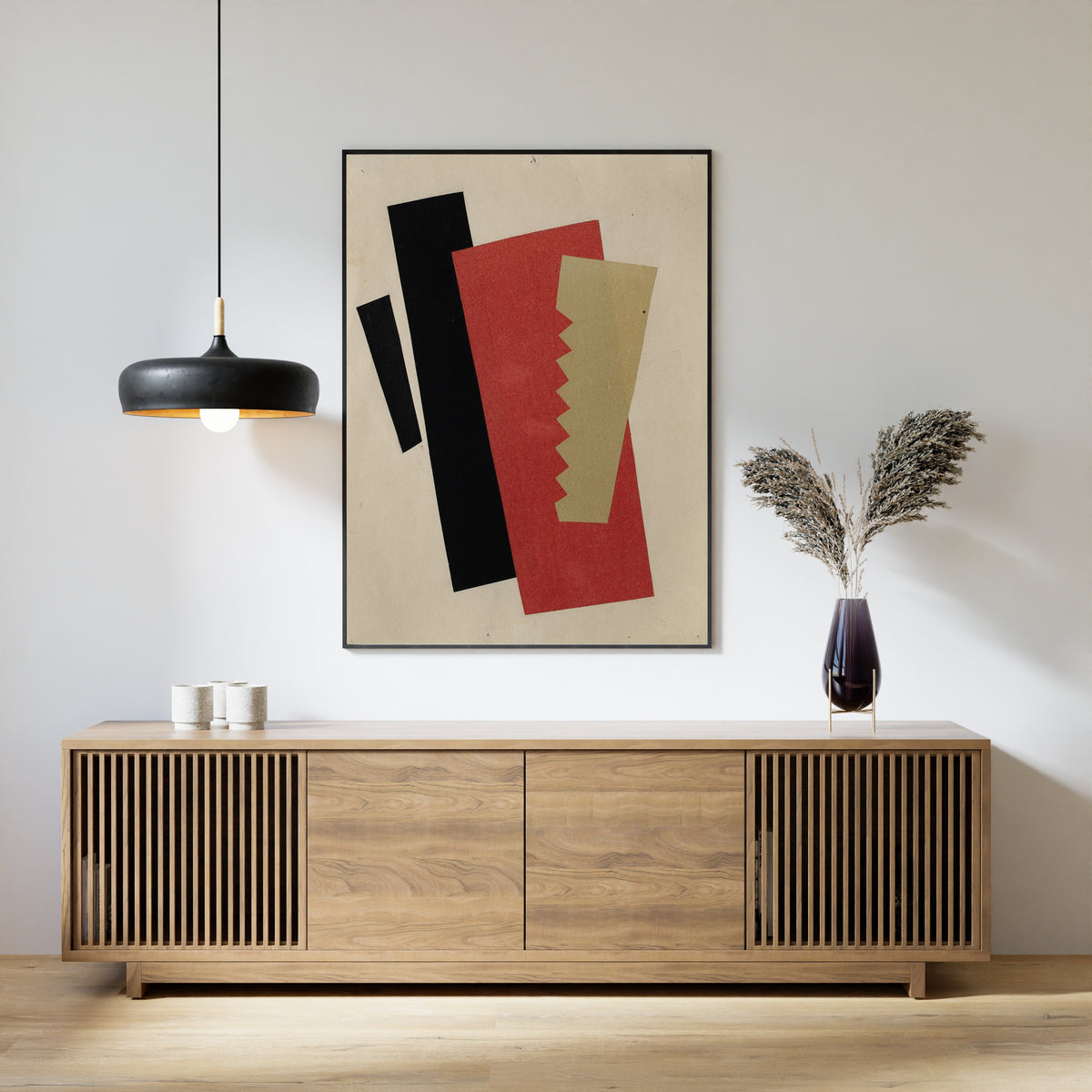 El Lissitzky — Composition (Red-Black-Gold) | Suprematist Art Print