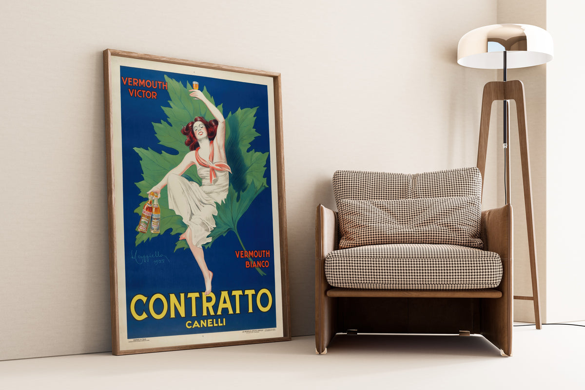 Leonetto Cappiello — Contratto Canelli | Vintage Poster Print
