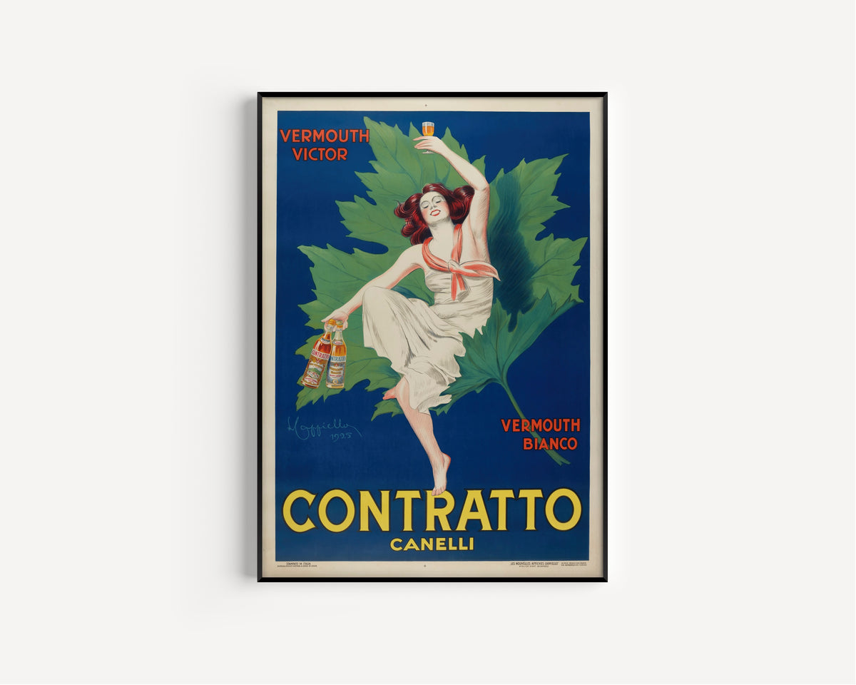 Leonetto Cappiello — Contratto Canelli | Vintage Poster Print