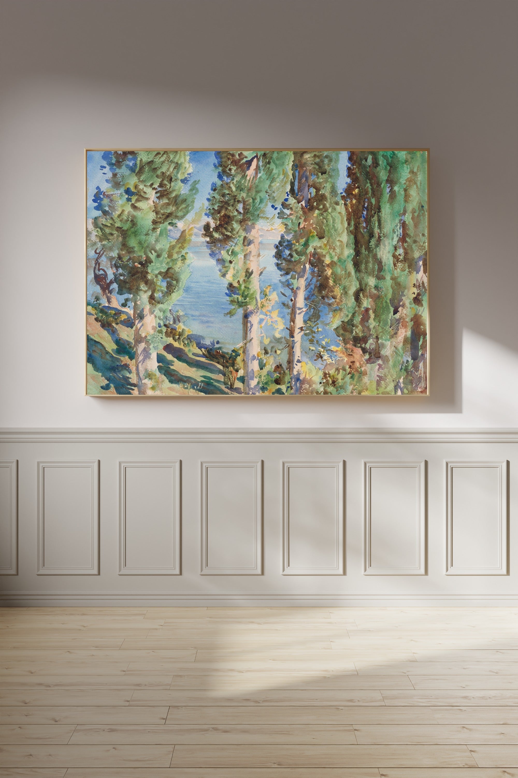 John Singer Sargent — Corfu: Cypresses | Fine Art Print