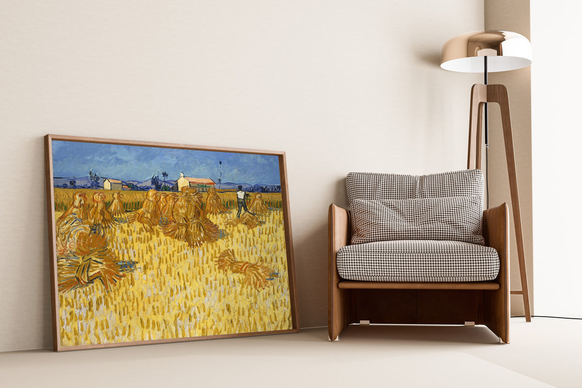 Vincent van Gogh — Harvest in Provence (Corn Harvest) | Fine Art Print