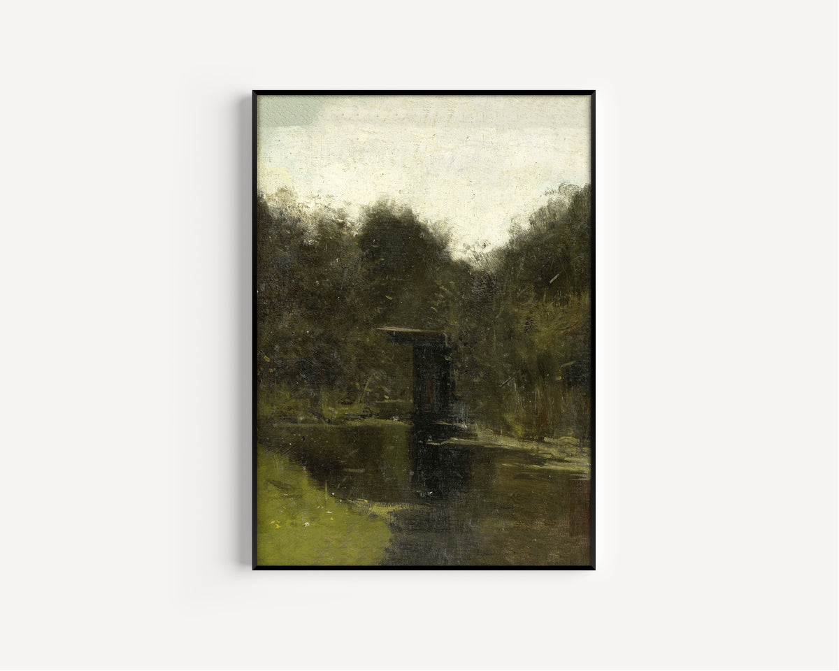 Richard Roland Holst — Corner of a Pond near Breukelen | Art Nouveau Print