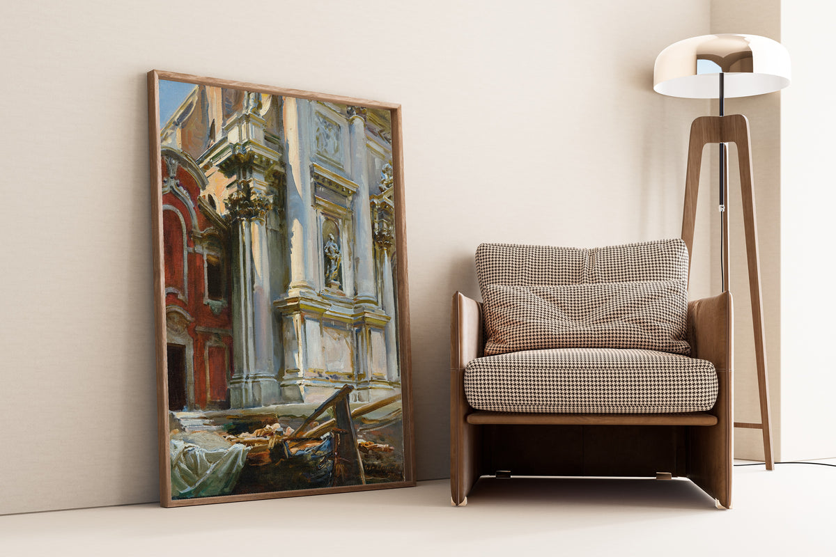 John Singer Sargent — Corner of the Church of San Stae, Venice | Fine Art Print