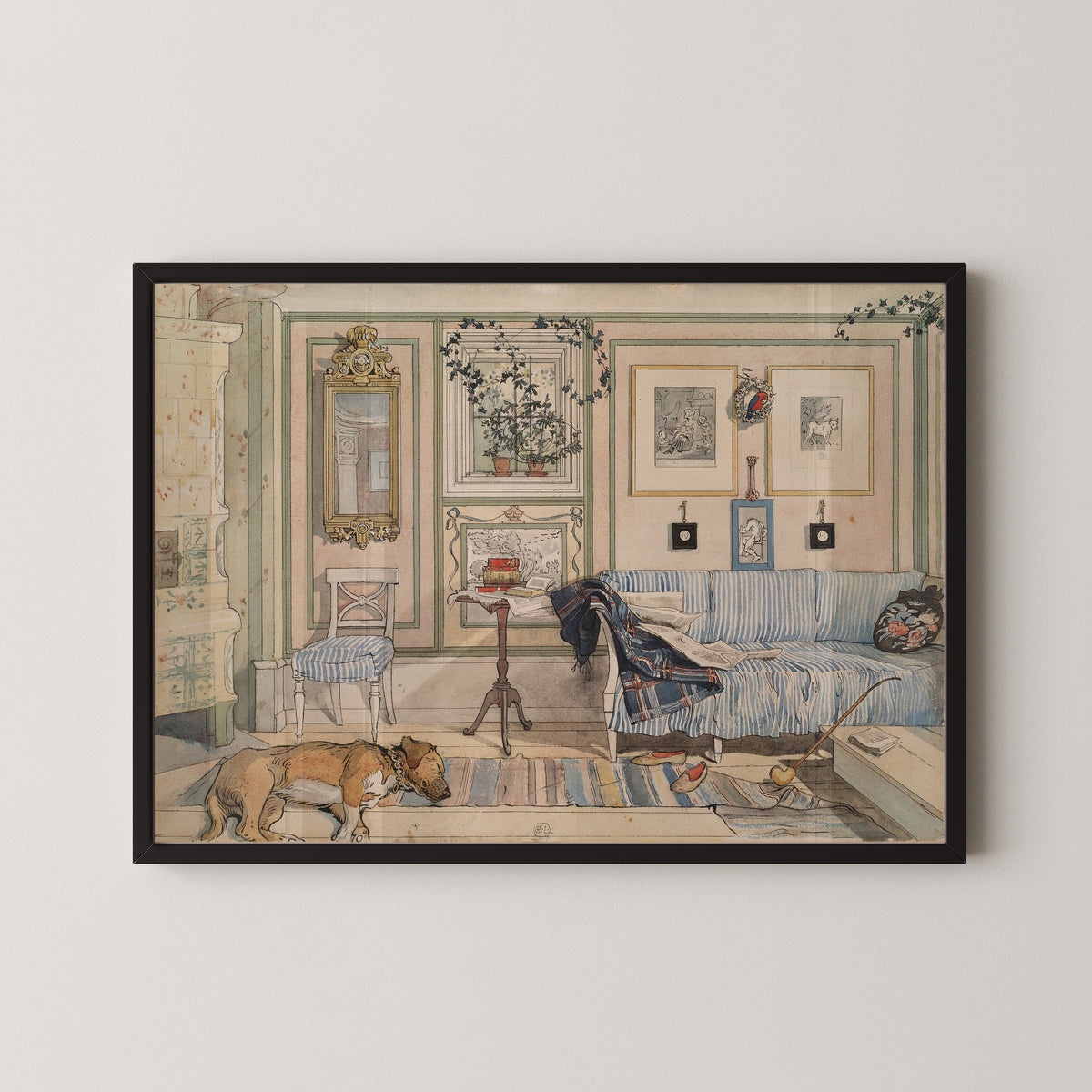 Carl Larsson — Cosy Corner | Swedish Watercolour Print