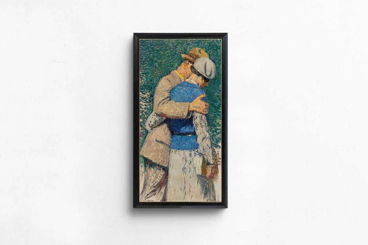 Henri Martin — Couple se promenant | Pointillist Portrait Print