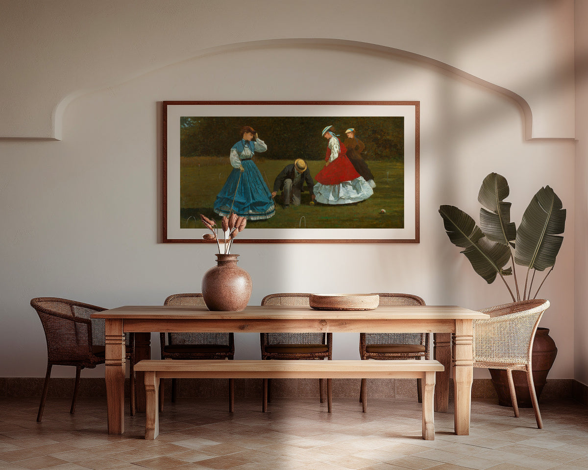 Winslow Homer — Croquet Scene | Fine Art Print