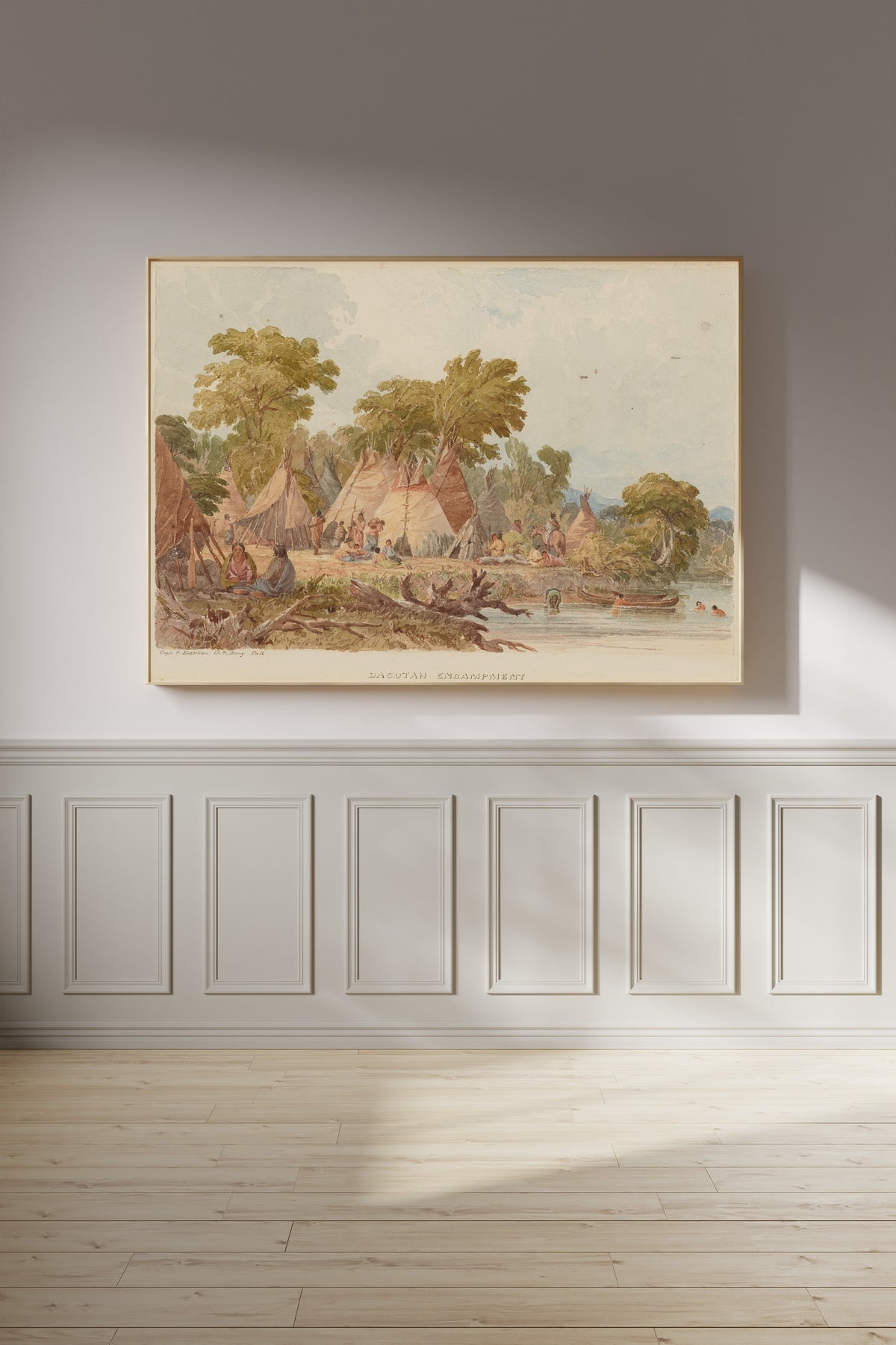 Seth Eastman — Dacotah Encampment | Western Art Print