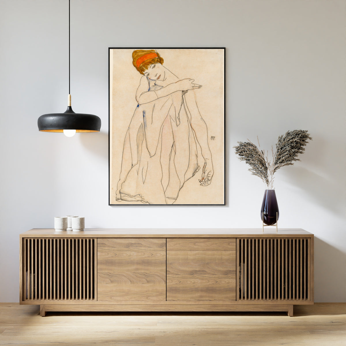 Egon Schiele — Dancer (Die Tänzerin) | Expressionist Fine Art Print