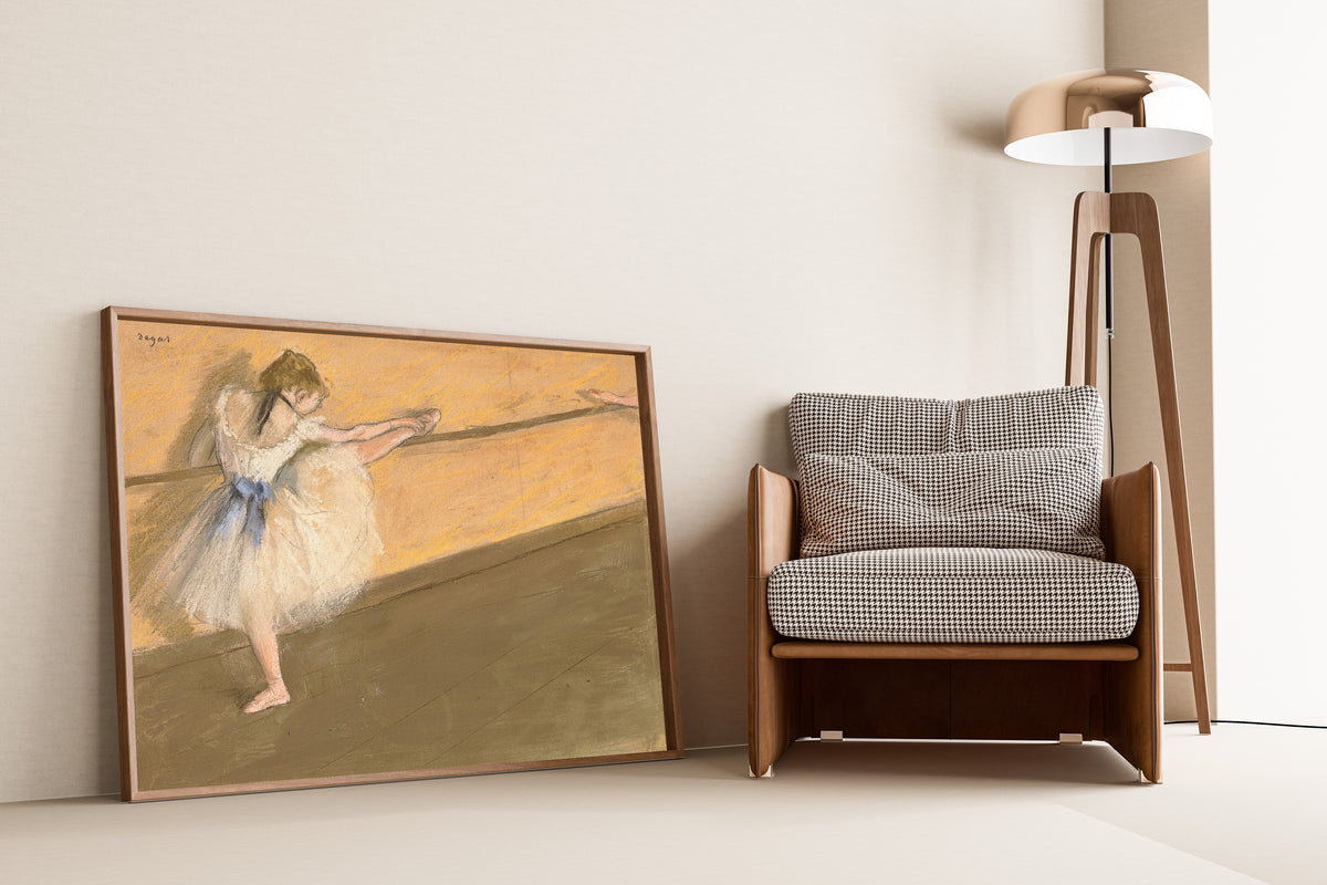 Edgar Degas — Dancer at the Barre (Orange Wall) | Fine Art Print