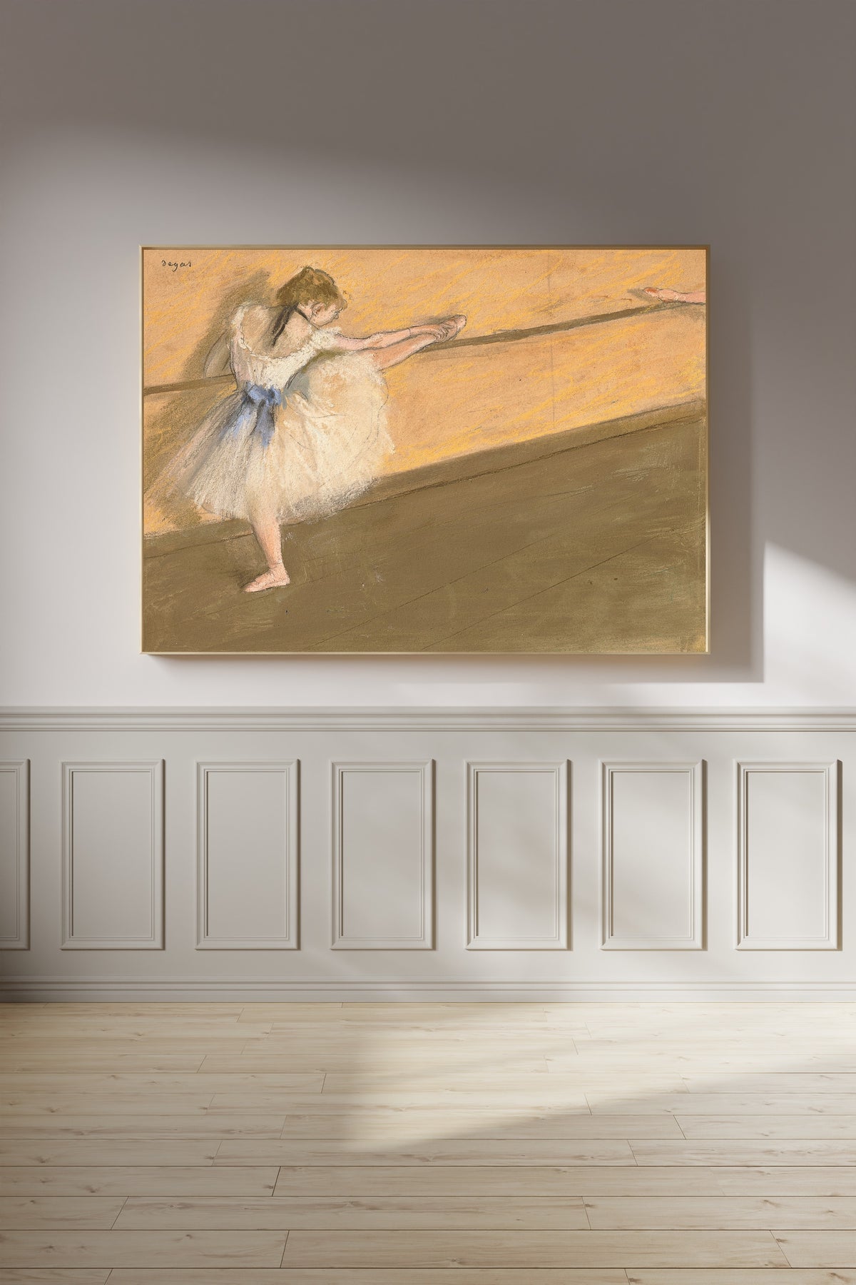 Edgar Degas — Dancer at the Barre (Orange Wall) | Fine Art Print