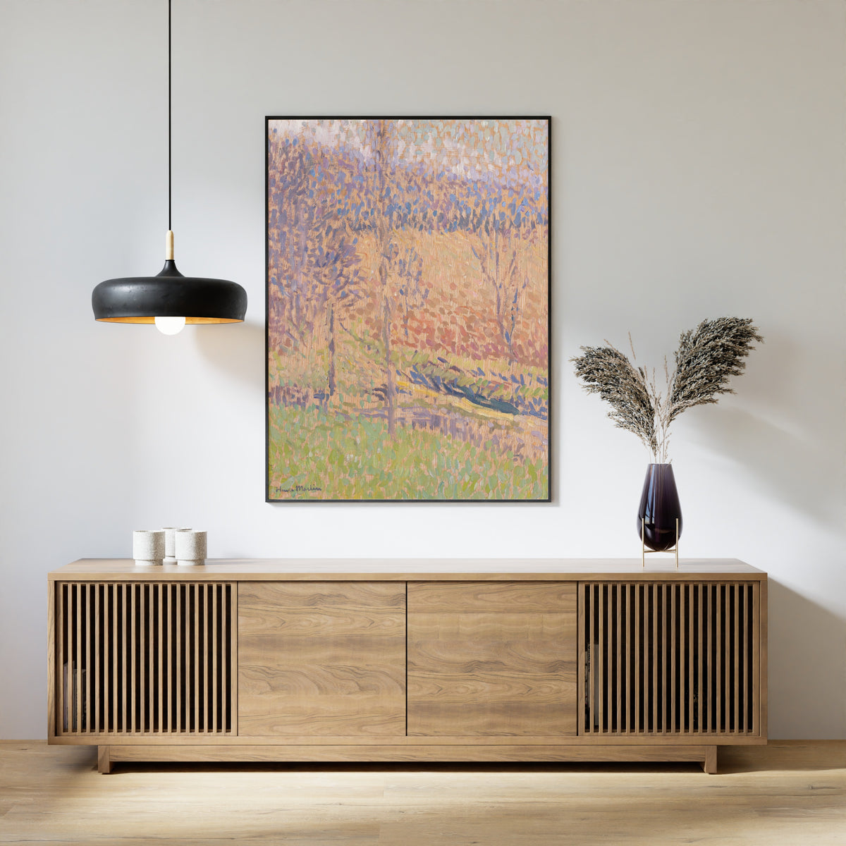 Henri Martin — Dans le Brouillard | Pointillist Landscape Print
