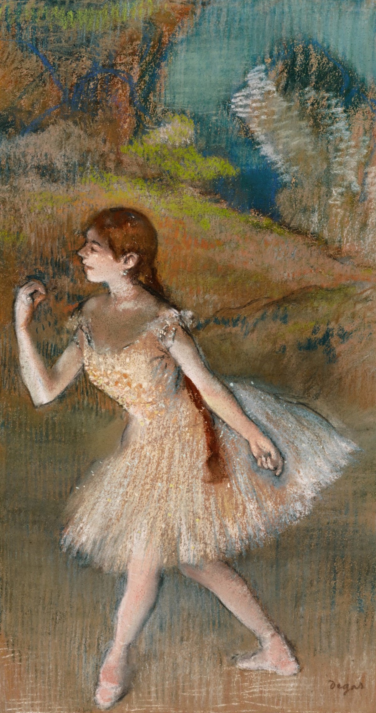 Edgar Degas — Danseuse (Long Auburn Hair) | Fine Art Print