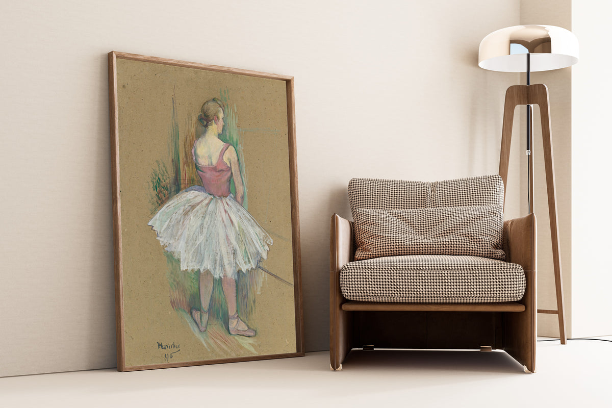 Henri de Toulouse-Lautrec — Danseuse en pied, vue de dos | Fine Art Print