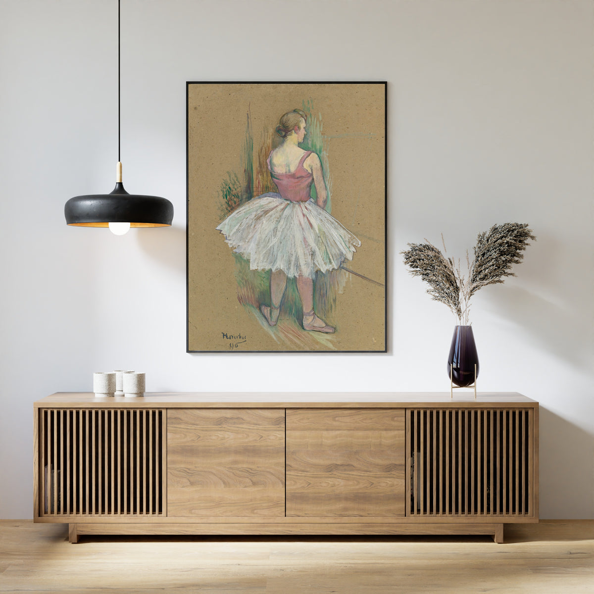 Henri de Toulouse-Lautrec — Danseuse en pied, vue de dos | Fine Art Print