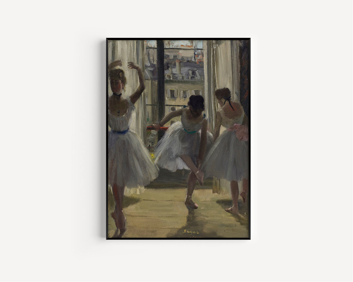 Edgar Degas — Danseuses dans une salle d’exercice (Trois Danseuses) | Fine Art Print