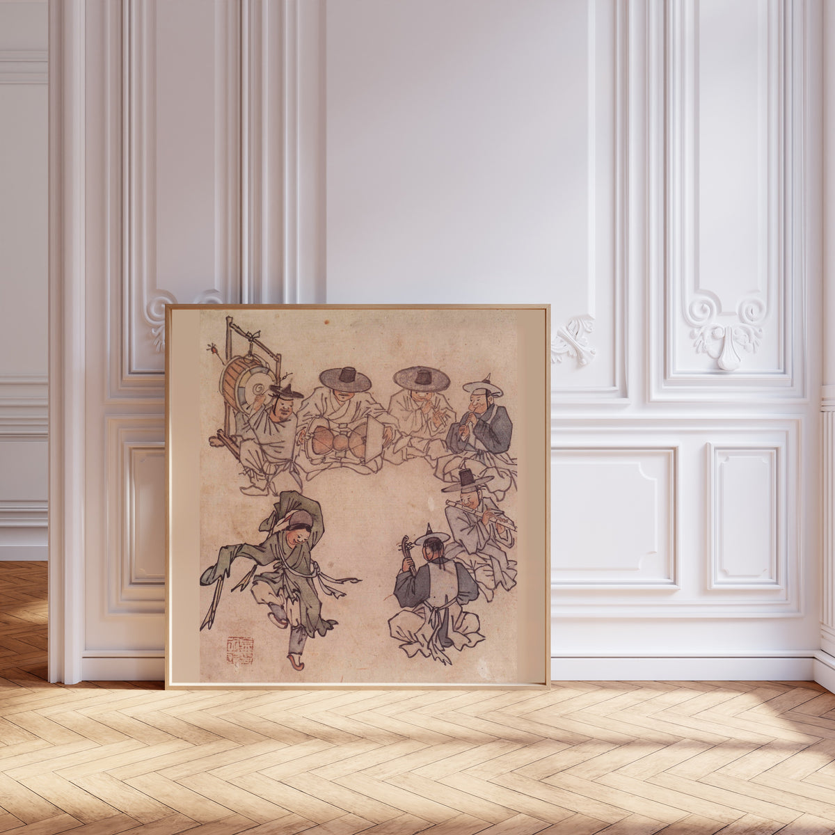Kim Hong-do (Danwon) — Danwon Genre Painting Album: Dancing Boy | Korean Painting Art Print