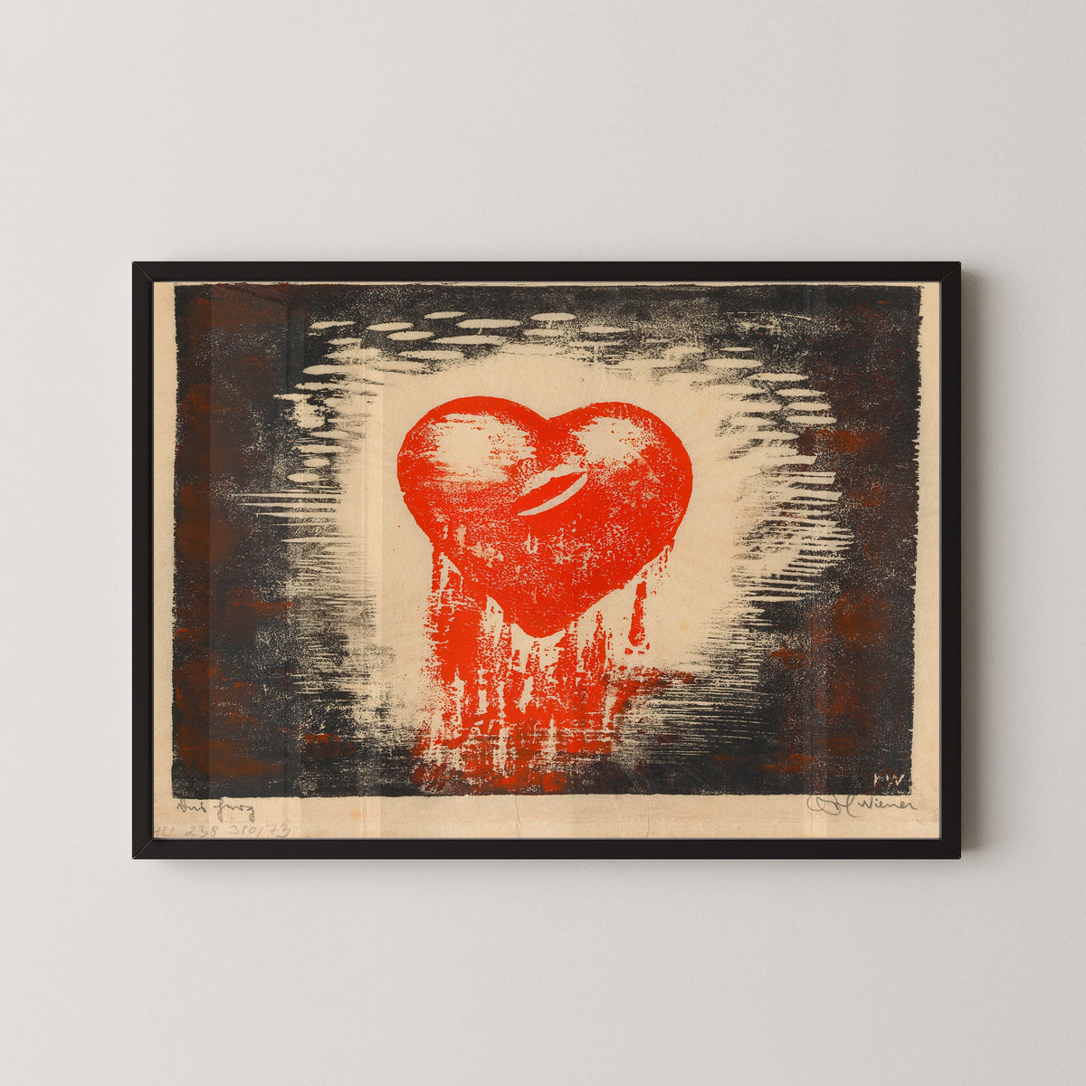 Karl Wiener — Das Herz (The Heart) | Surreal Art Print