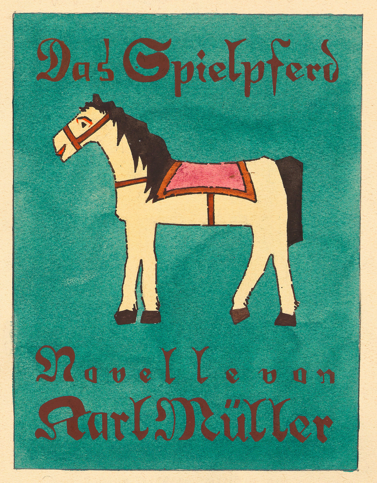 Karl Wiener — Das Spielpferd (The Toy Horse) | Vintage Poster Print