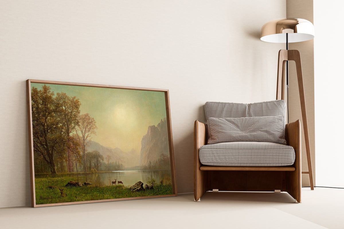 Albert Bierstadt — Dawn in the Rockies | Landscape Fine Art Print