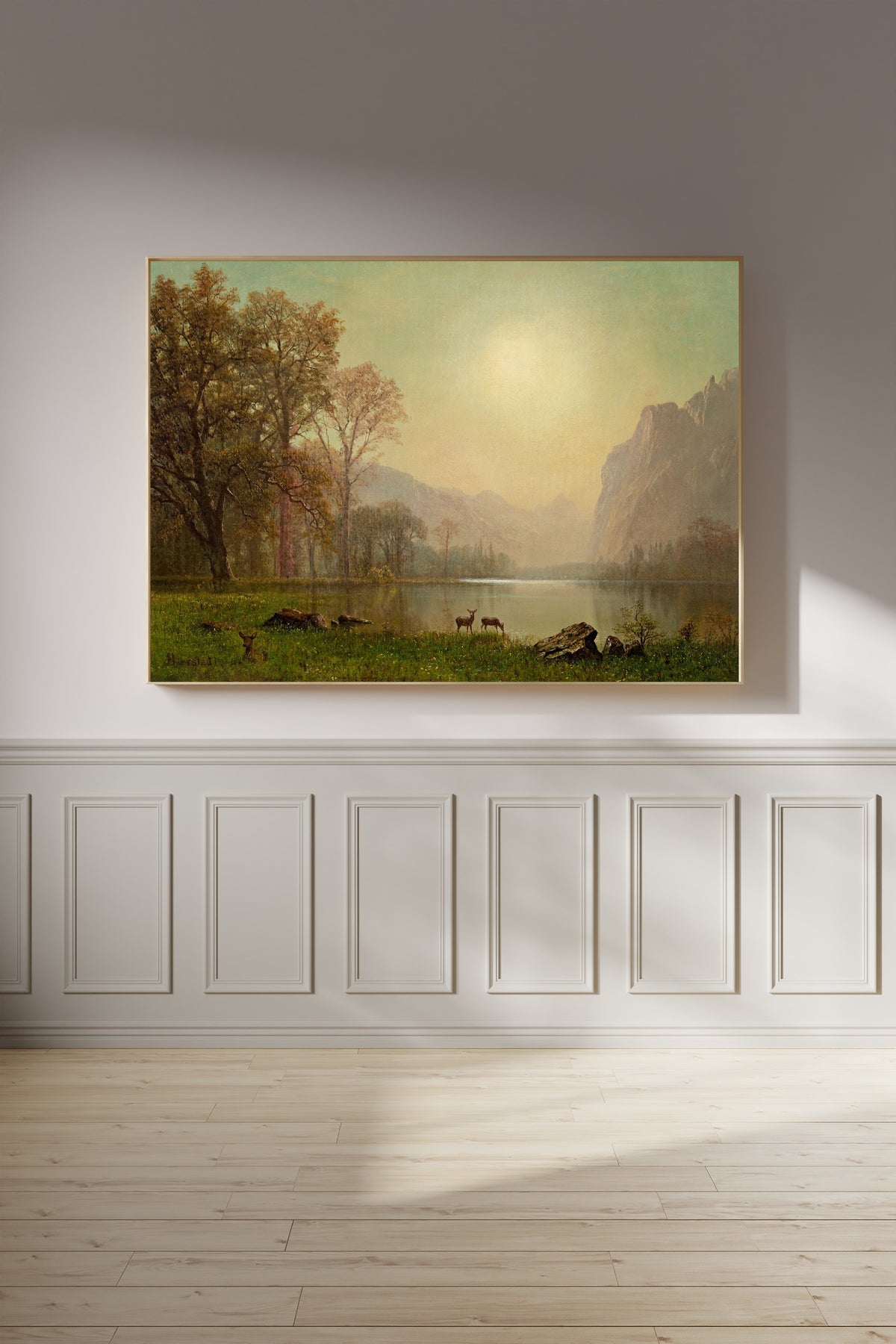 Albert Bierstadt — Dawn in the Rockies | Landscape Fine Art Print