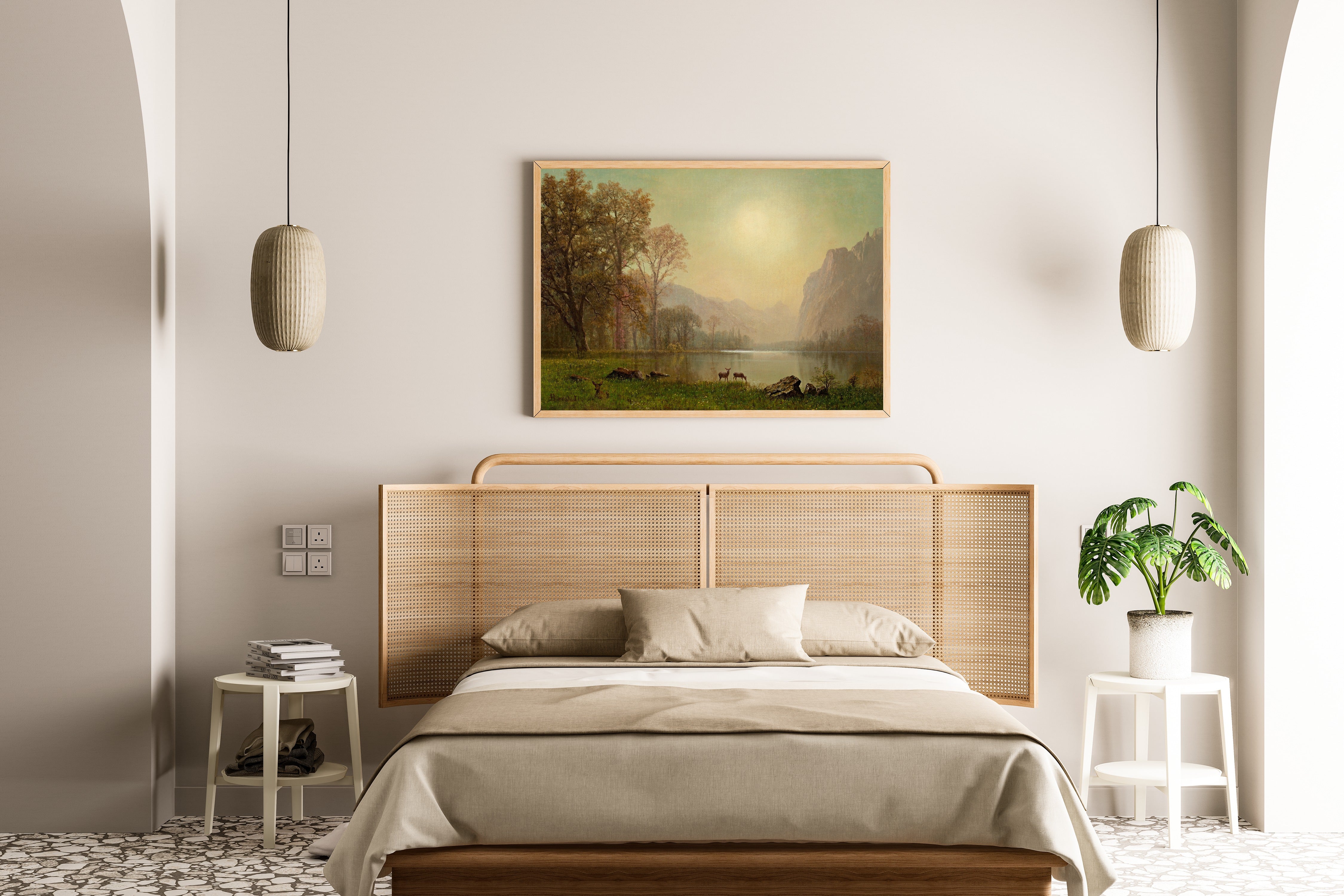Albert Bierstadt — Dawn in the Rockies | Landscape Fine Art Print