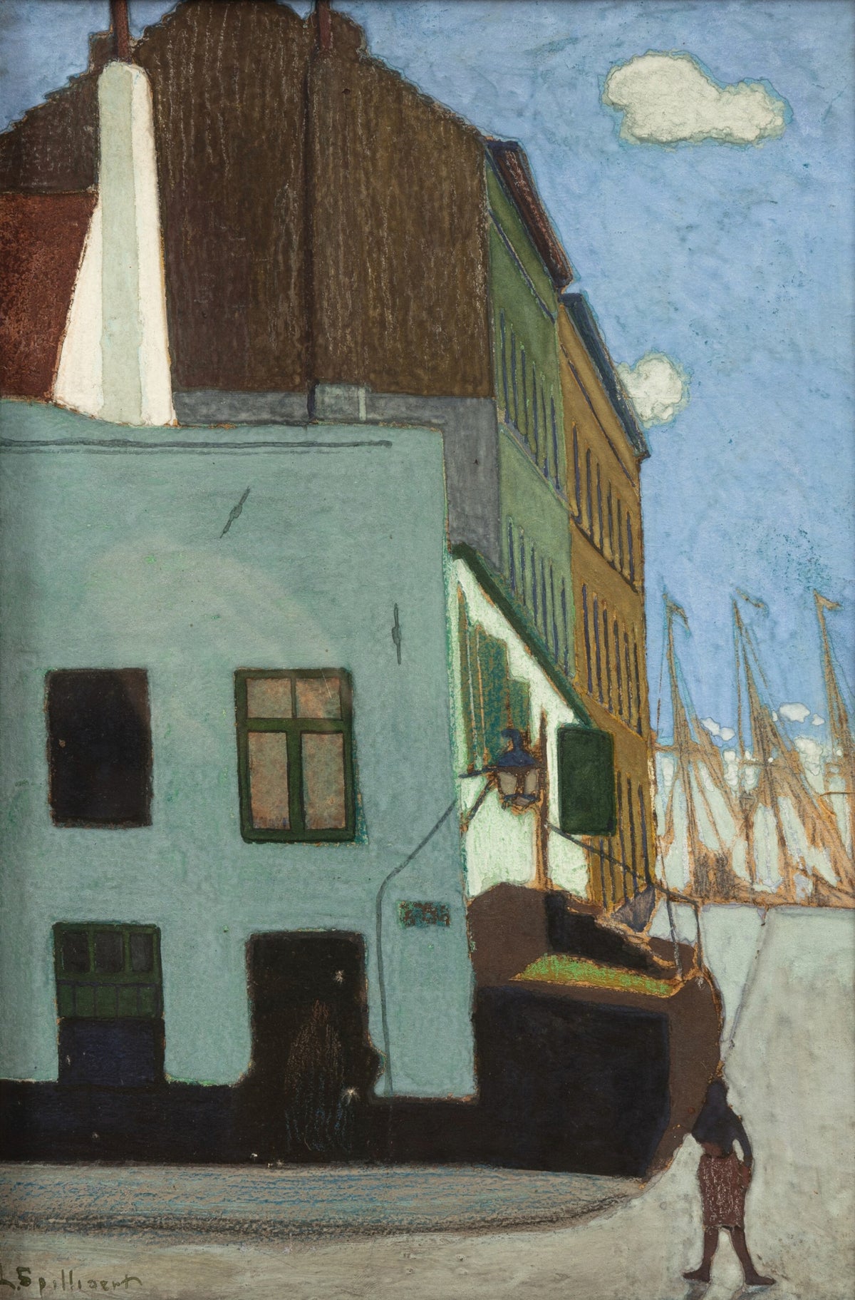 Léon Spilliaert — De Preekstoel, Ostende | Symbolist Art Print