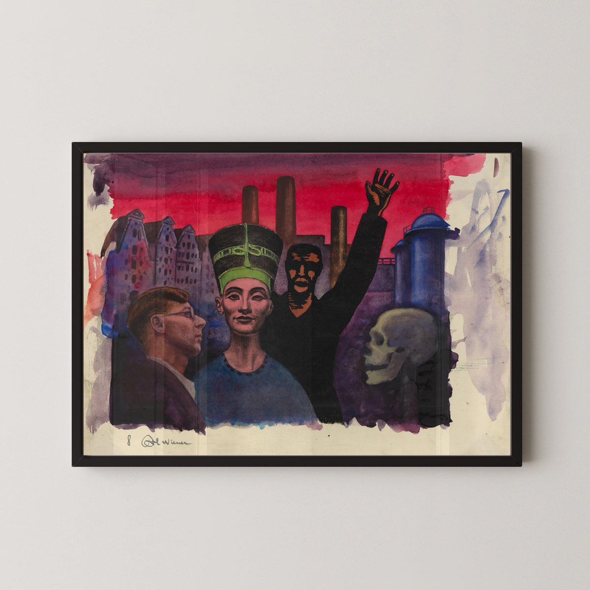 Karl Wiener — De Profundis (Fantasies on Trakl's Poems) | Surreal Art Print