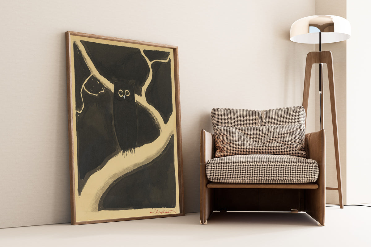 Léon Spilliaert — De uil | Symbolist Art Print