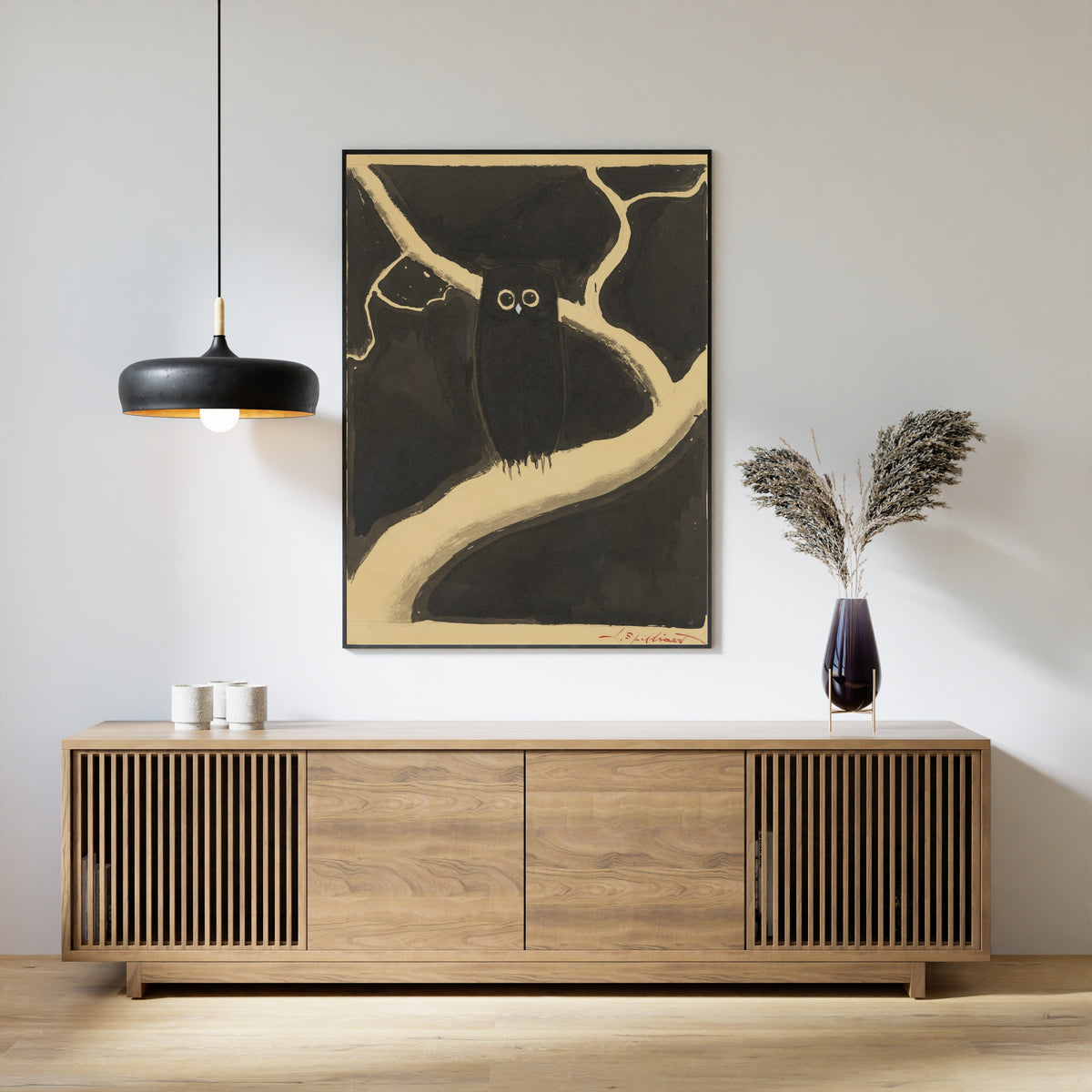 Léon Spilliaert — De uil | Symbolist Art Print