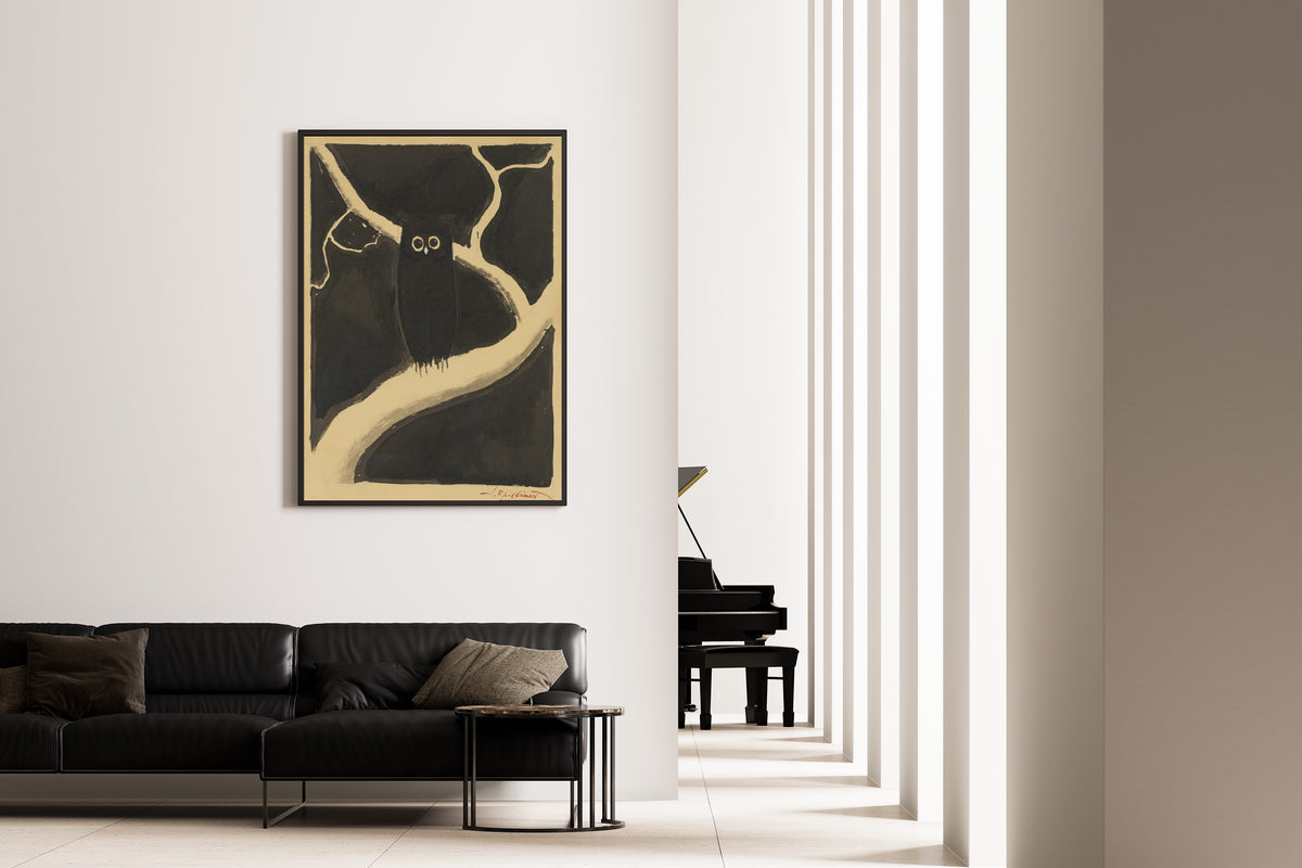 Léon Spilliaert — De uil | Symbolist Art Print