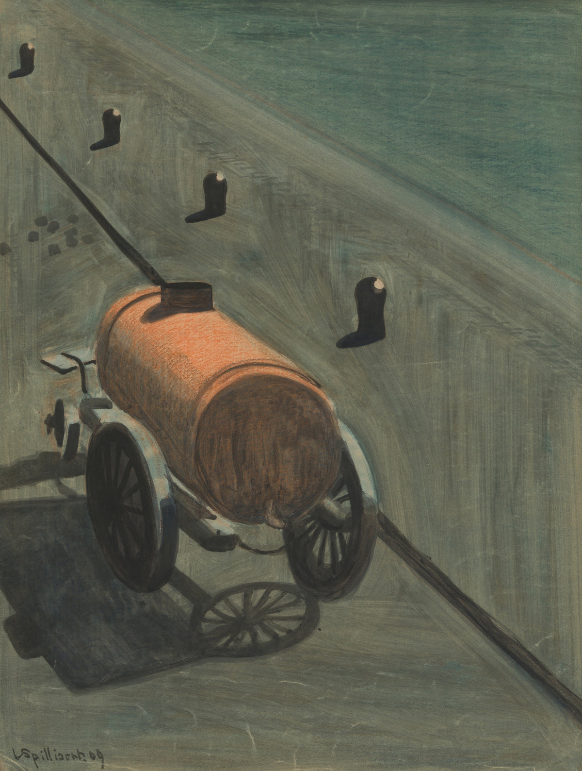 Léon Spilliaert — De waterkar | Symbolist Art Print