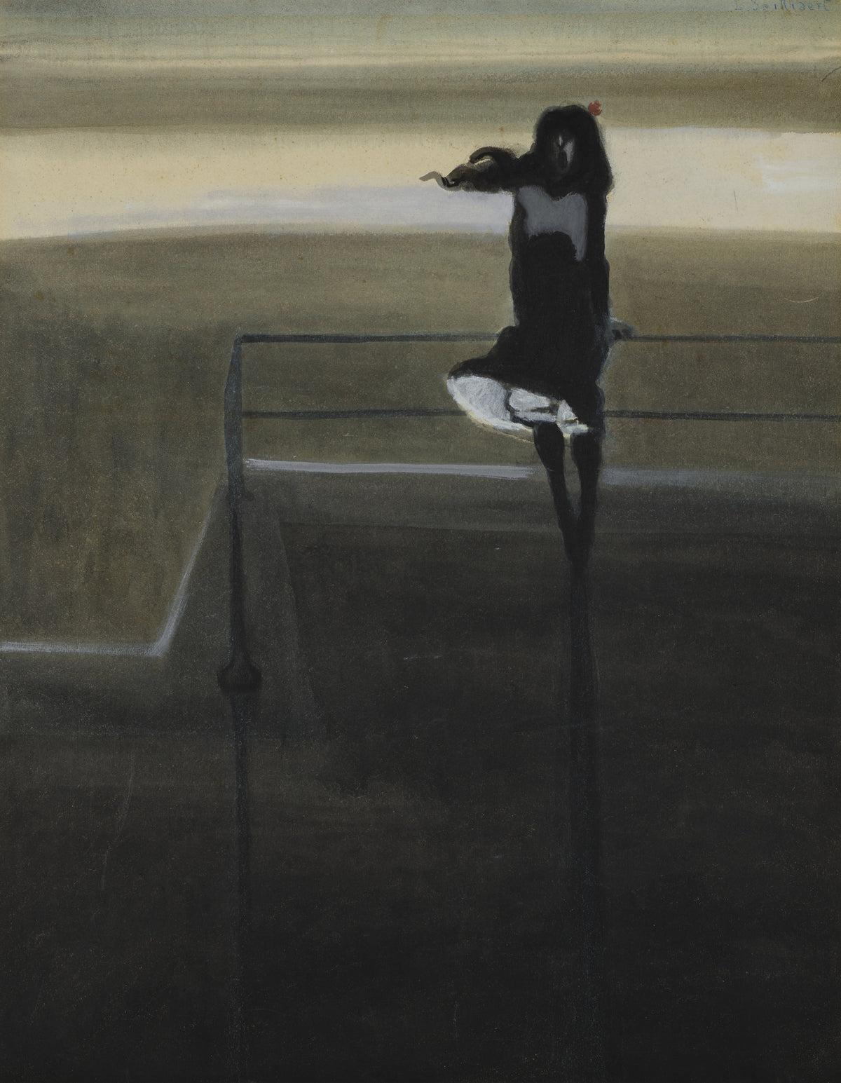 Léon Spilliaert — De windstoot | Symbolist Art Print