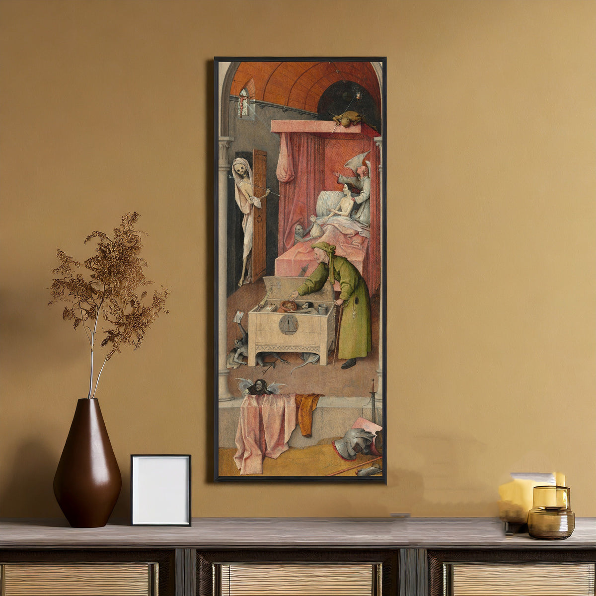 Hieronymus Bosch — Death and the Miser | Fine Art Print