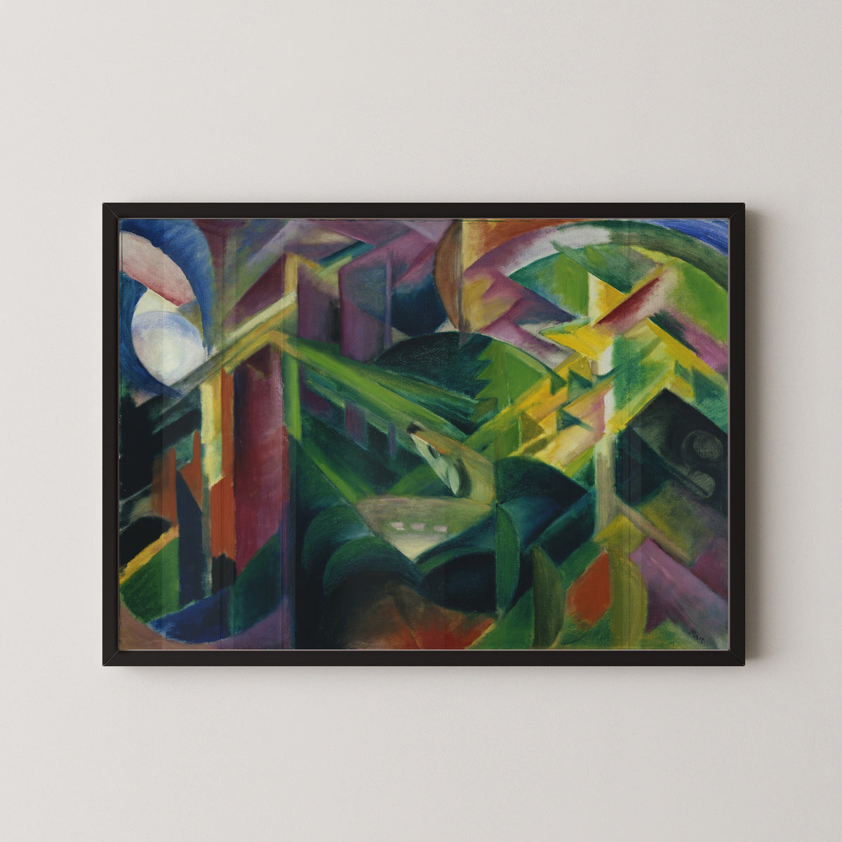 Franz Marc — Deer in the Monastery Garden | Expressionist Fine Art Print