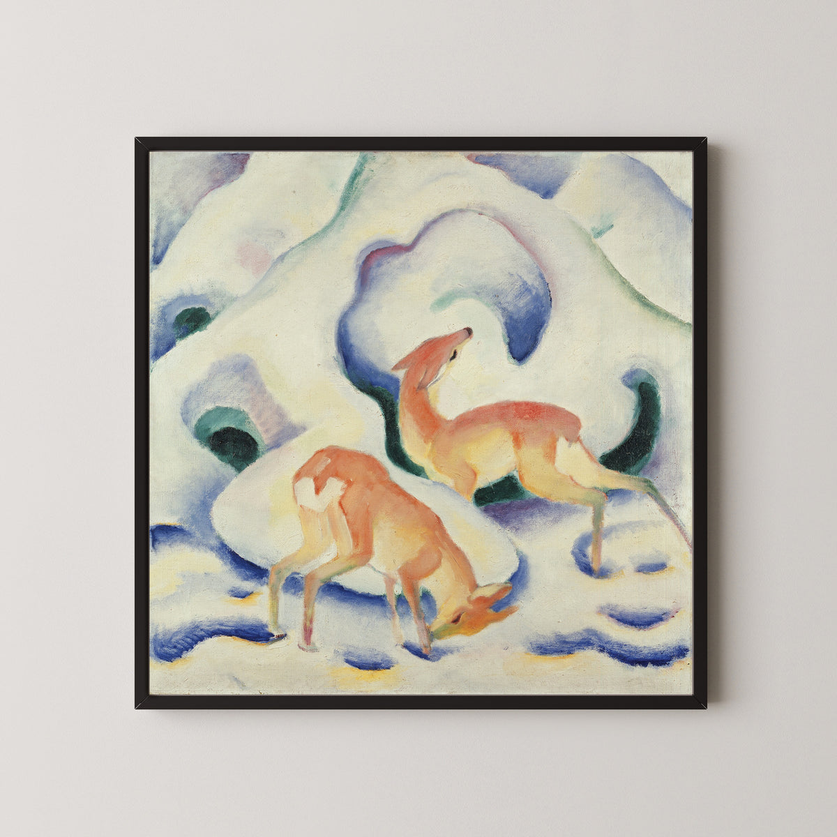 Franz Marc — Deer in the Snow II | Expressionist Fine Art Print